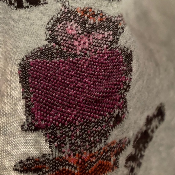 H&M Sweater Girls Size 6-8y Grey with Owl - Picture 7 of 9